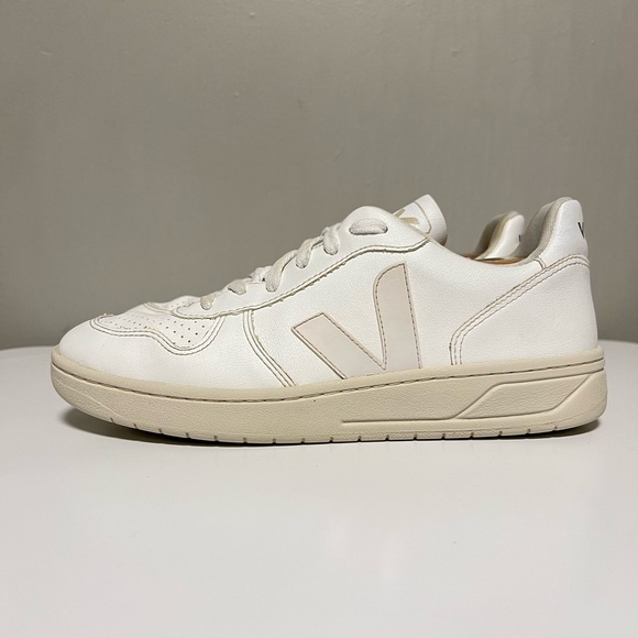 Veja Shoes - VEJA V-10 CWL SNEAKERS FULL WHITE WOMEN'S US 10 EU 41